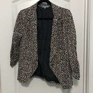 Cheetah print Blazer